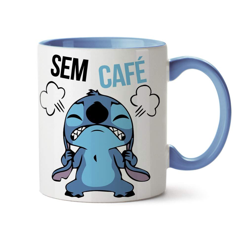 Caneca Stitch com café sem café