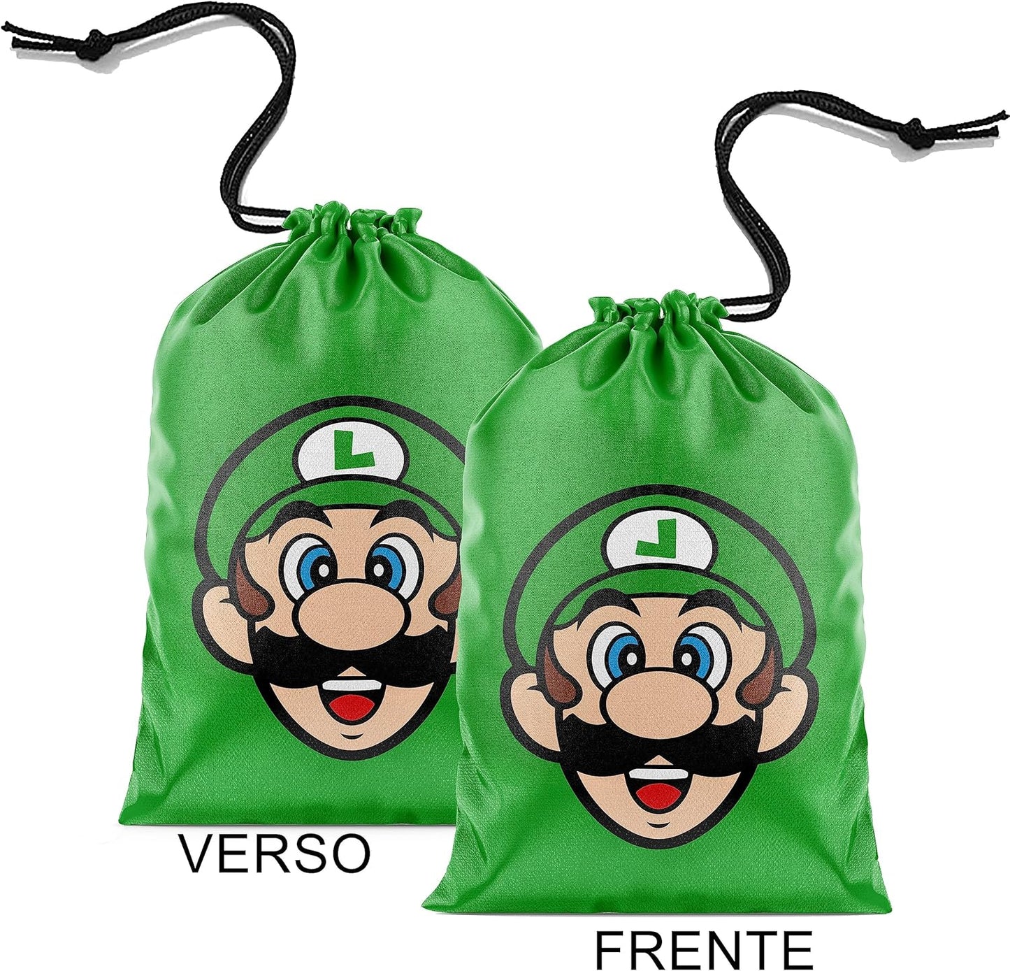 Caneca Mario Bros - Luigi - Com Saquinho Para Caneca